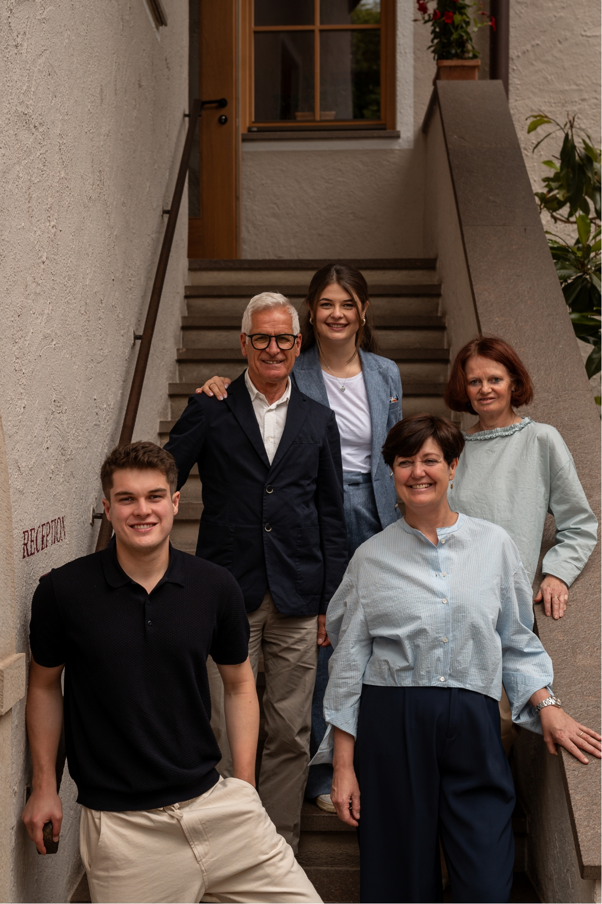 Gastgeberfamilie des Stroblhof in Eppan an der Südtiroler Weinstraße